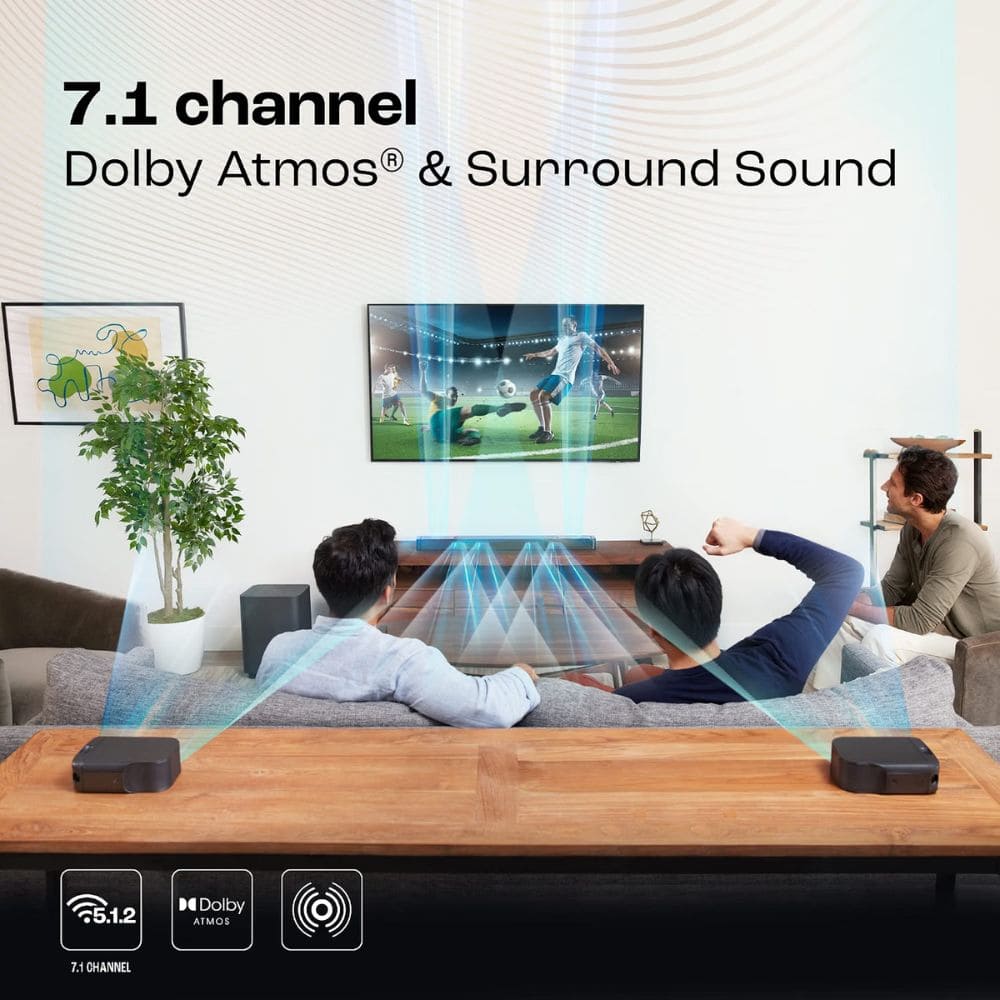 JBL Bar 800 Watts Wireless with True Dolby Atmos Down-Firing Subwoofer Soundbar (JBLBAR800PROBLKIN, 7.1Channel)