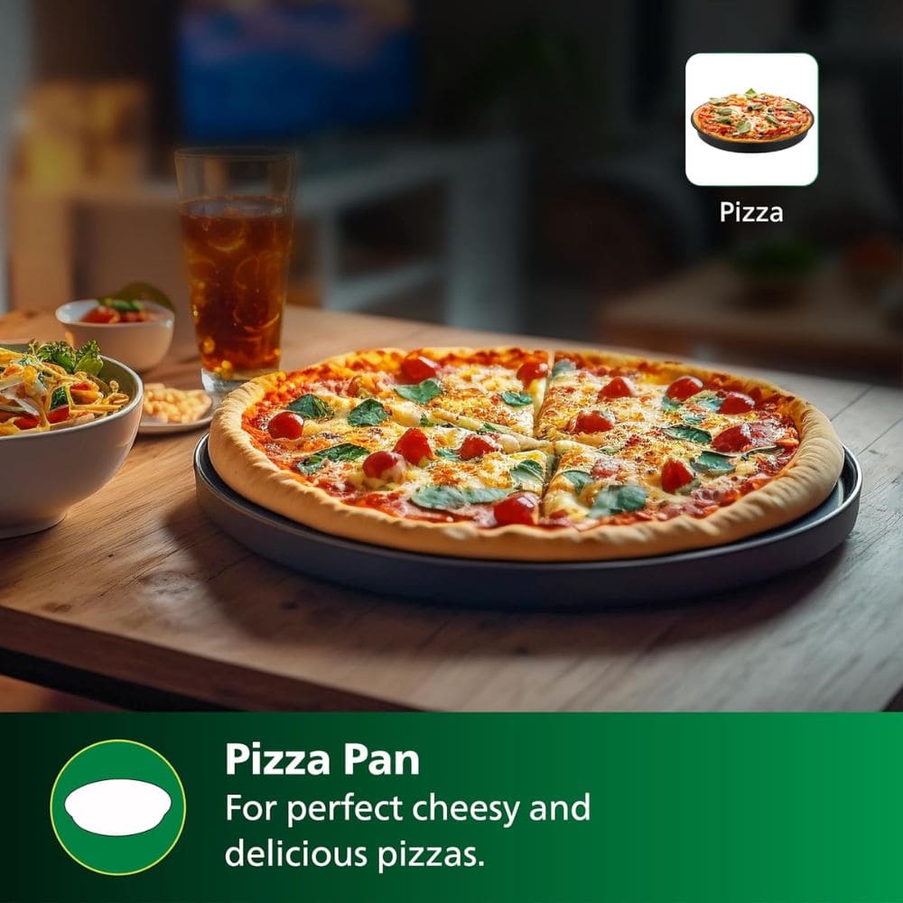 Philips Aifryer PIzza Kit Extra Large Size Accessory (HD9835/01, Black)