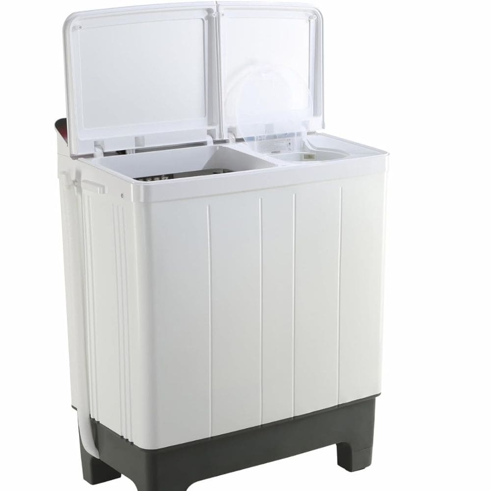Aisen 8.5 Kg 5 Star Semi-Automatic Top Load Washing machine (A85SMT821,White & Green)