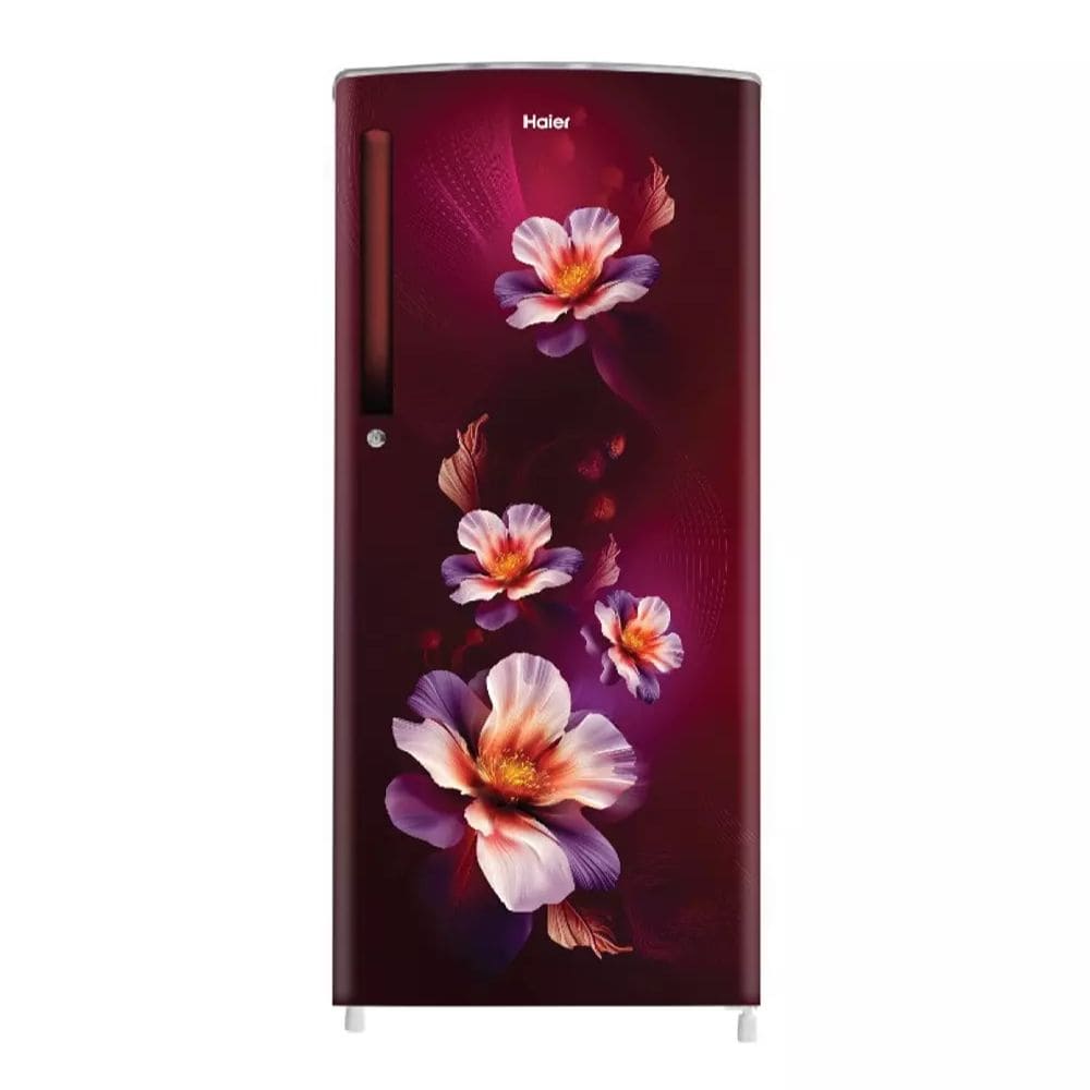 Haier 235 Ltrs, 1 Star Direct Cool Single Door Refrigerator (HRD 2561SRKA N,Red Karen)