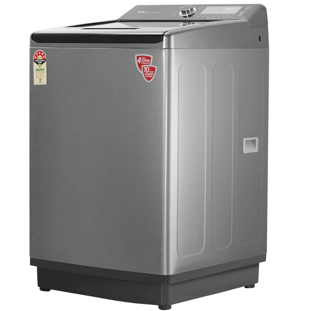 IFB 9.5 Kg 5 star Fully-Automatic Top Load Washing Machine Appliance (TL-SDIN 9.5KG AQUA,Grey)