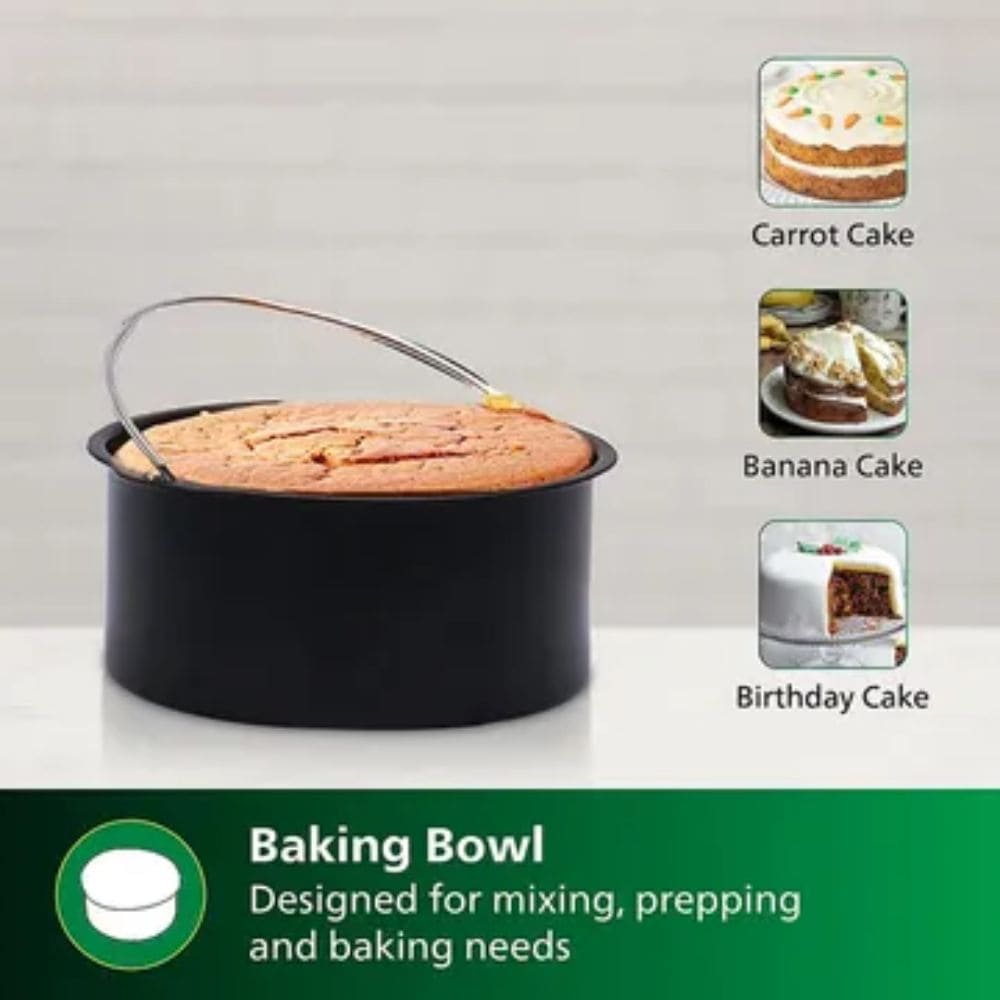 Philips Combo Accessory Kit Compatible with Extra Large Airfryer (HD9810/01, Black)