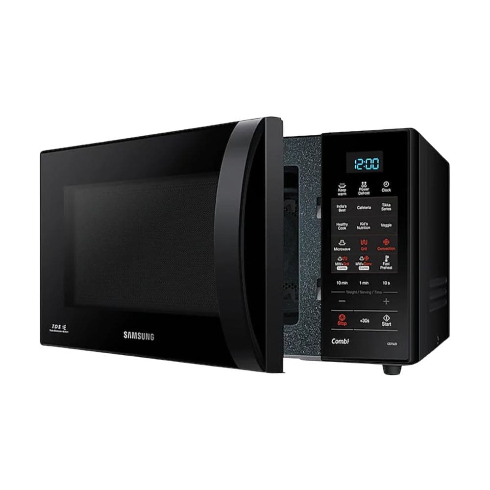 Samsung 21 Ltrs Ceramic Enamel Cavity Convection Microwave Oven (CE73JD1,Black)