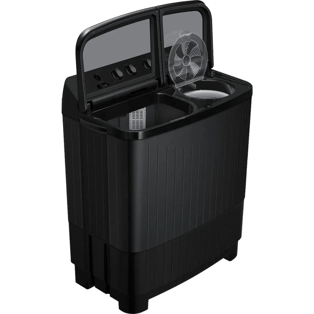 Samsung 8 Kg 5 Star Semi-Automatic Top Load Washing Machine (WT80F4560GD,Black)