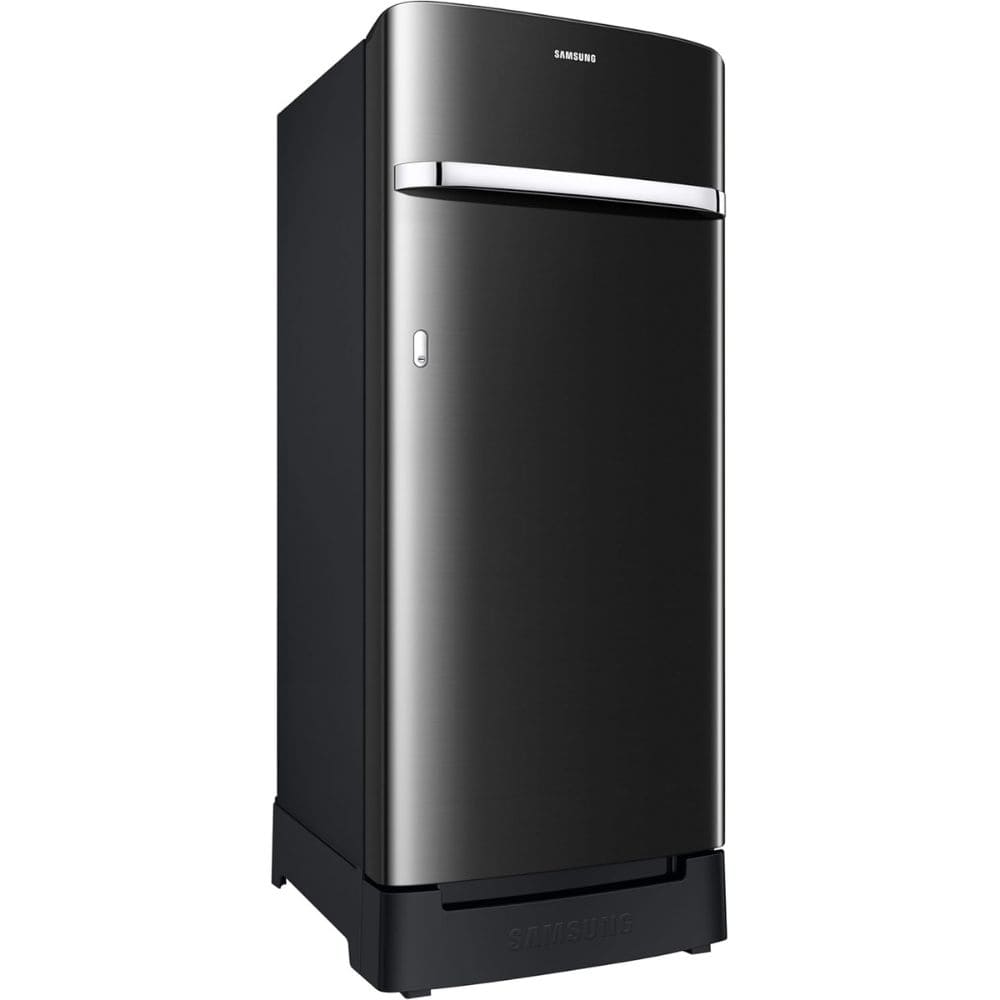 Samsung  RR23D2H23BX, 215 Ltrs 3 Star Inverter Direct Cool Single Door Refrigerator, Luxe Black