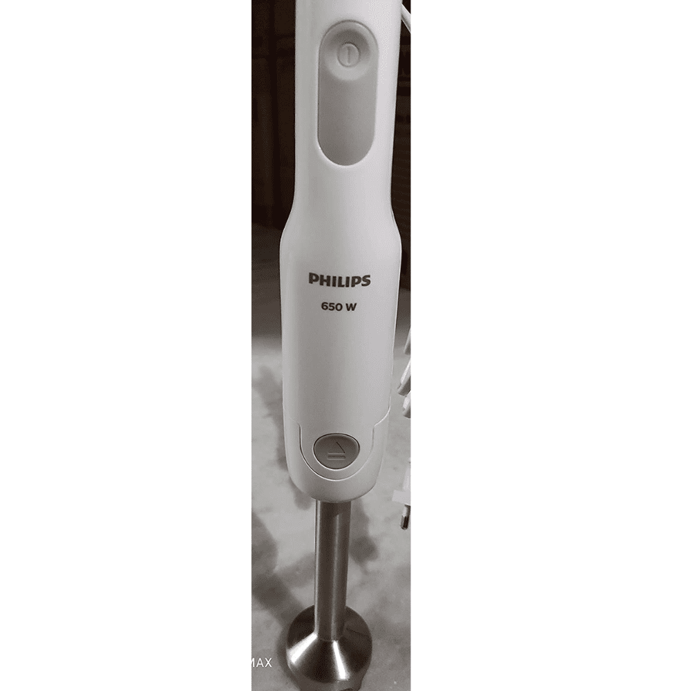 Philips HL1600/00, 650W Hand Blender, Compact Chopper Detachable Steel Rod (White)