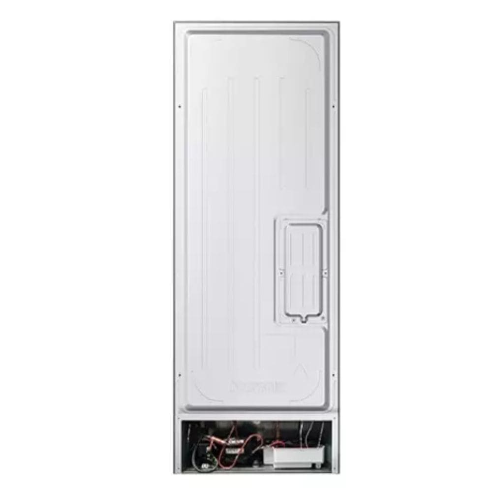Haier 355 Ltrs, 2 Star Frost Free Double Door Bottom Mount Refrigerator (HRB 4052PKGA P, Black Glass)