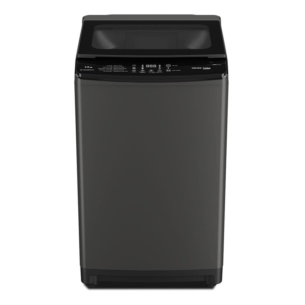 Voltas 7.5 Kg 5 Star Fully Automatic Top Load Washing Machine (WTL7506UAA/SPC0OD, Black)