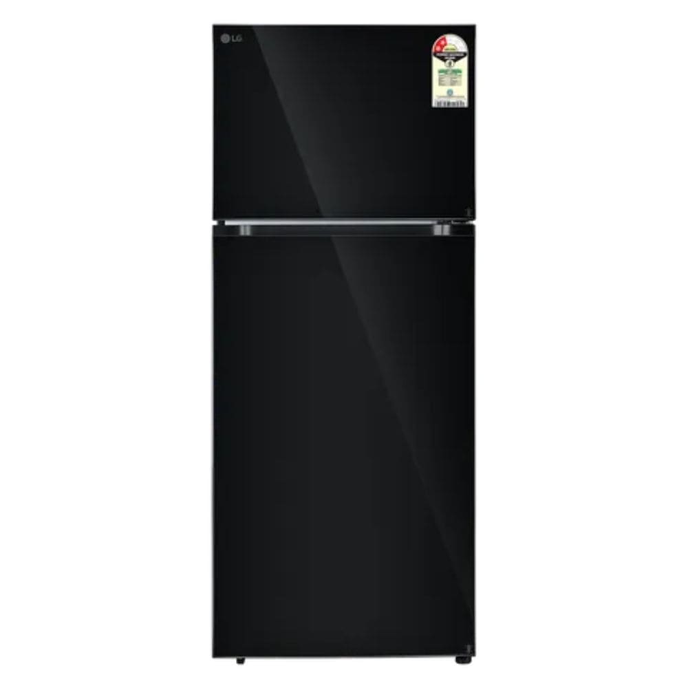 LG 398 Ltrs, 2 Star Wi Fi Double Door Refrigerator (GLT4026SNBM, Black Mirror)
