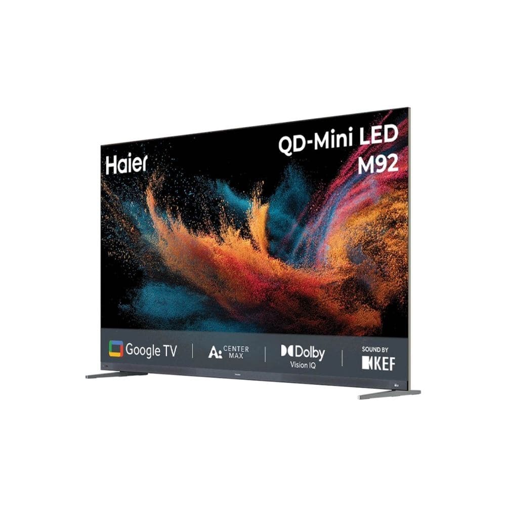 Haier H65M92FUX, 65 Inches 4K Ultra HD Mini LED Smart TV, Black