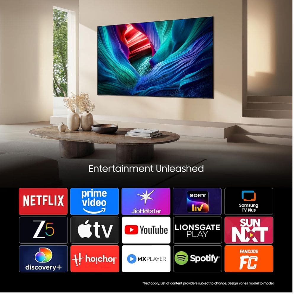 Samsung MRA65R85HAULXL, 65 Inches 4K Micro RGB Vision AI Smart TV, Black