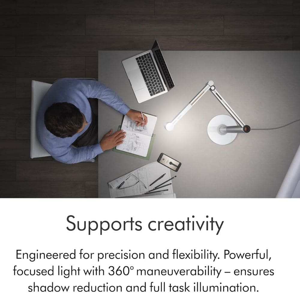 Dyson 429156-1, Solarcycle Morph Desk light (White & Silver)