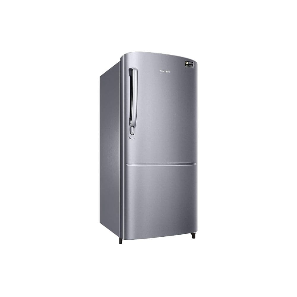 Samsung 183 Ltrs, 3 Star Digital Inverter, Direct Cool Single Door Refrigerator (RR20H1723S8, Silver, Elegant Inox)
