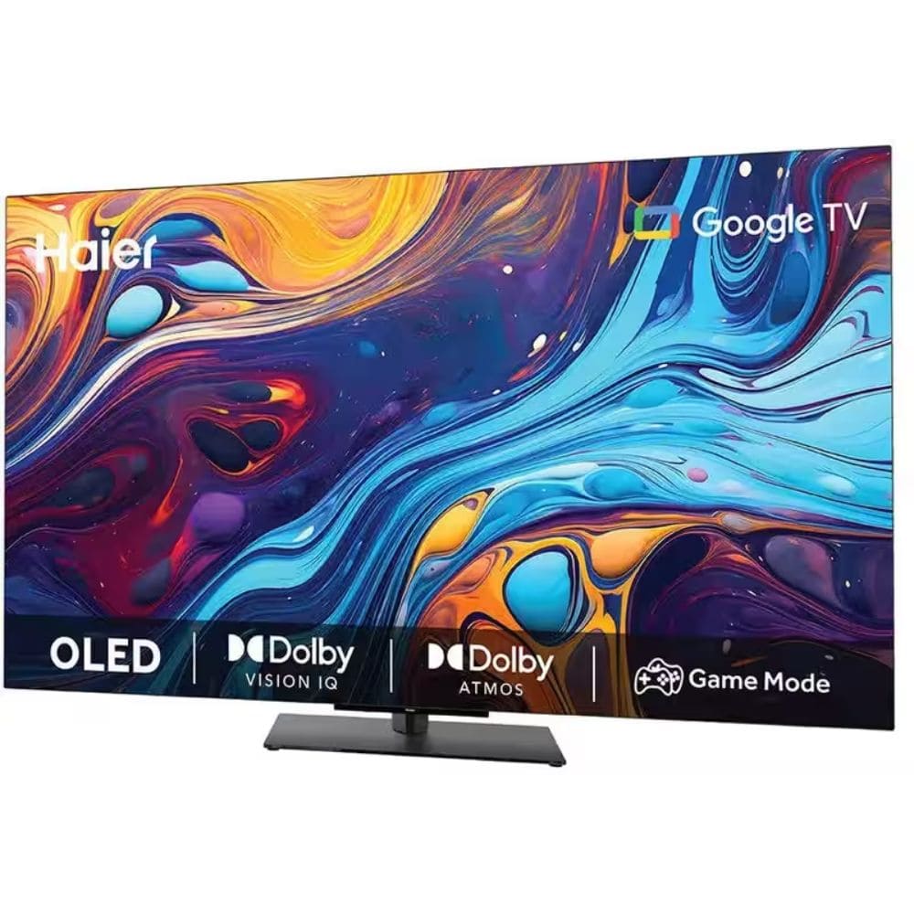 Haier H65C90EUX, 65 Inches 4K Ultra HD OLED TV, Crystal Black