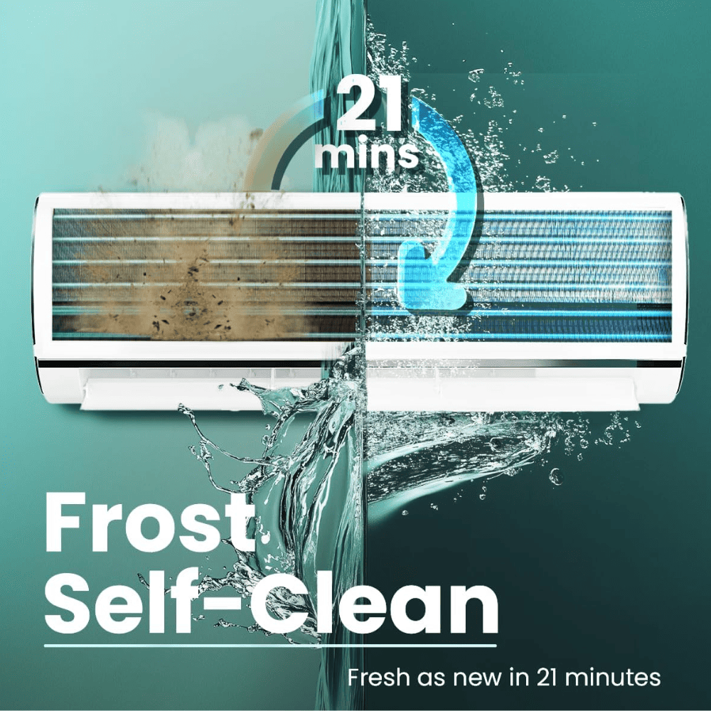 Haier 2.0 Ton 3 Star Hexa Inverter Split Air Conditioner (Wi-Fi, 4-Way,HSU24K/HS24K-PYAIR3BN)