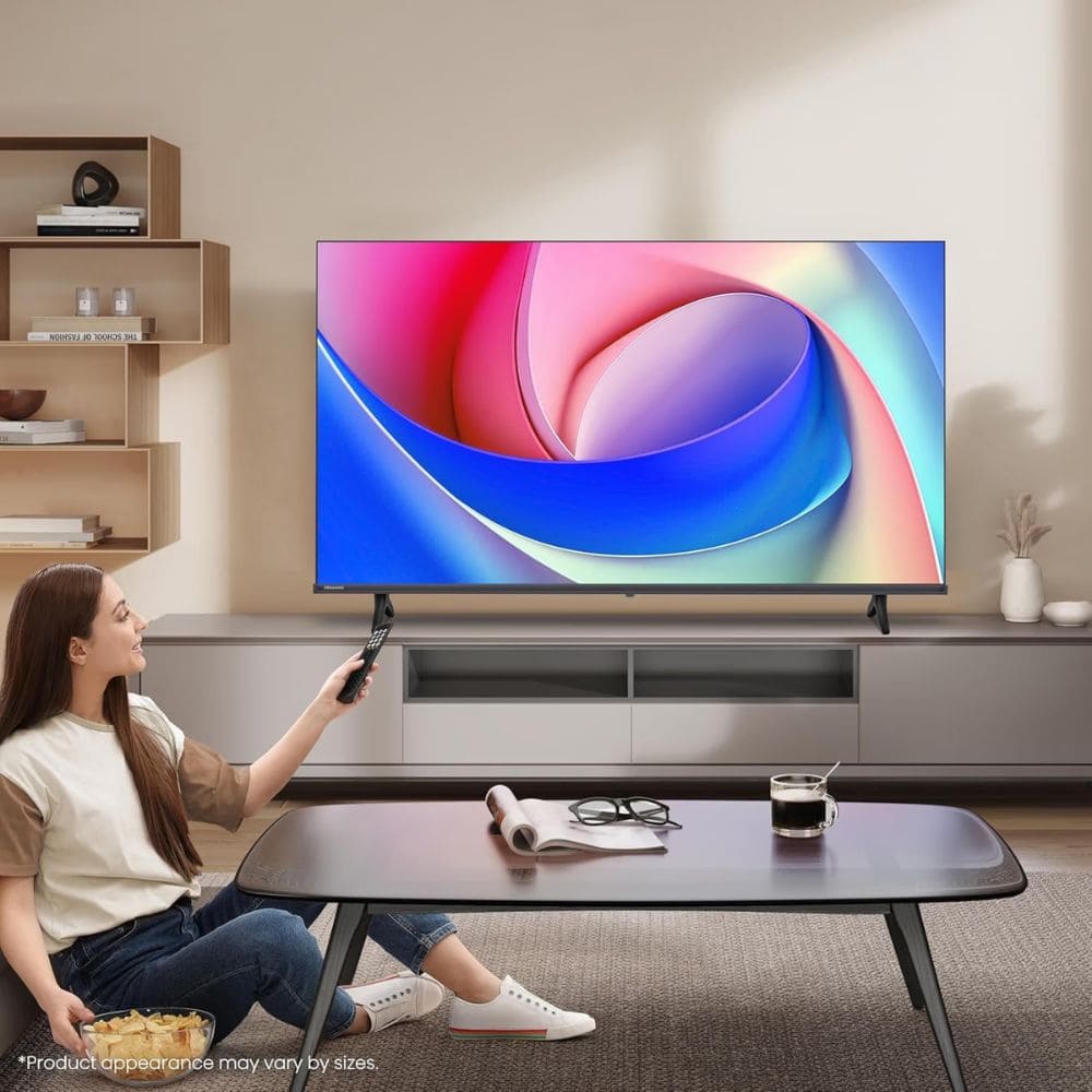 Hisense 43E4S, 43 Inches Full HD Smart TV, Black