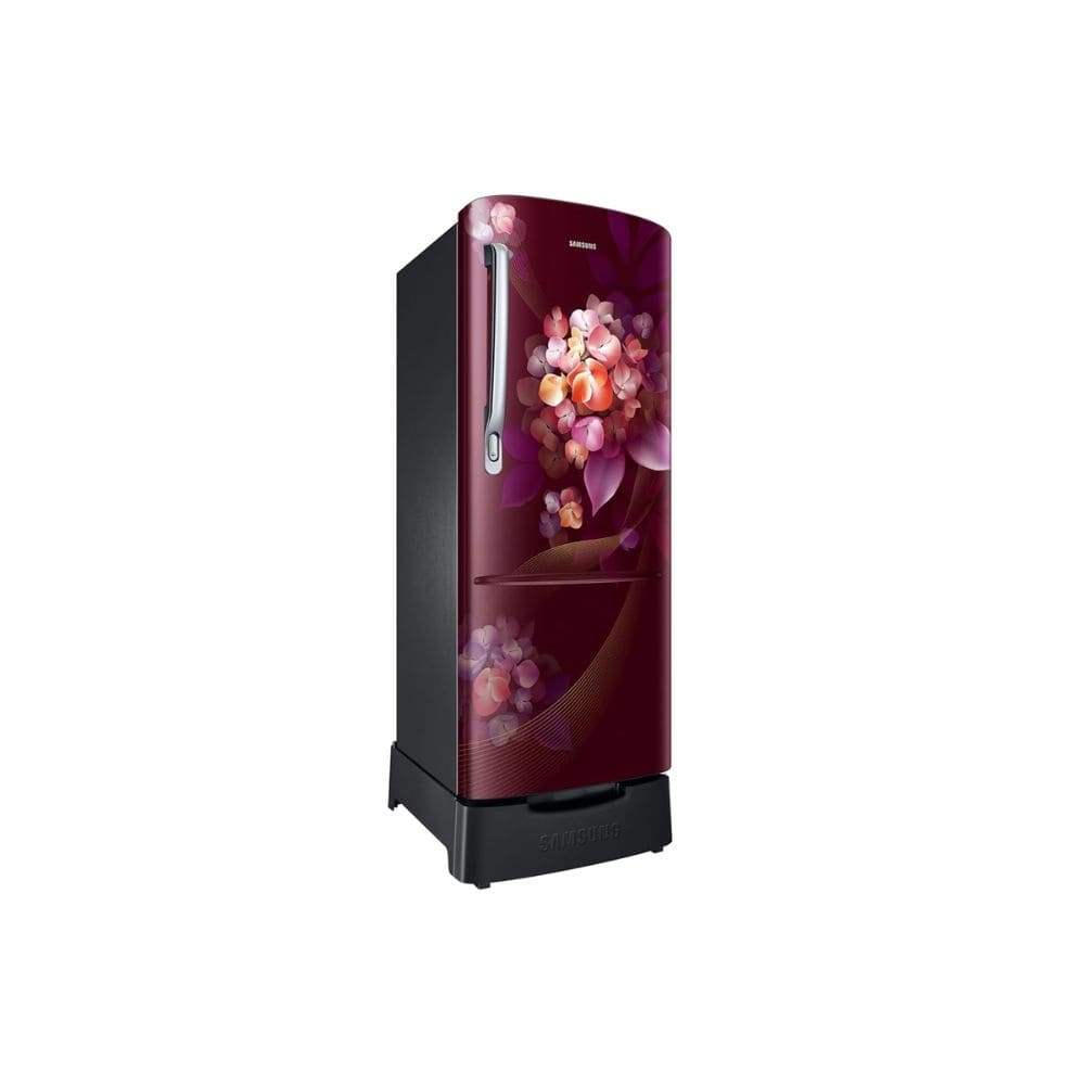 Samsung 223 Ltrs, 3 Star Digital Inverter, Direct Cool Single Door Refrigerator (RR24H2823HT, Hydrangea Blue)