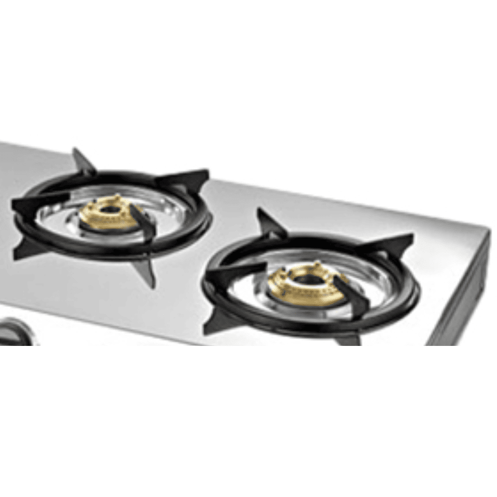 Sunflame Cooktop BONUS 3B, 3 Burner 74 cm Manual Ignition Glass Top Stainless Steel Burner 2 Medium + 1 Small Gas Stove (Black)