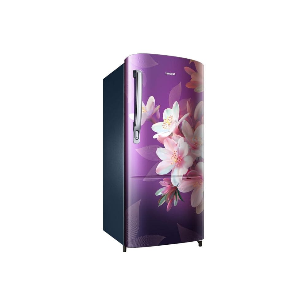 Samsung 183 Ltrs, 3 Star Digital Inverter, Direct Cool Single Door Refrigerator (RR20H1823WB, Wild Lily Blue)