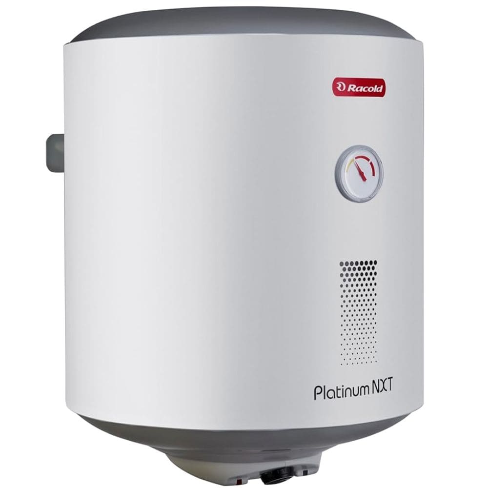 Racold 50 Ltrs Vertical Storage 5 Star Water Heater Geyser (Platinum Nxt V50, White)