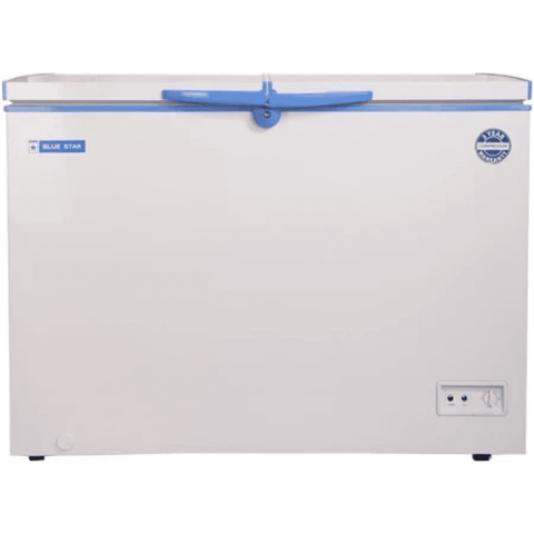 Blue Star CHFDD300D, 300 Ltrs Double Door Deep Freezer, White