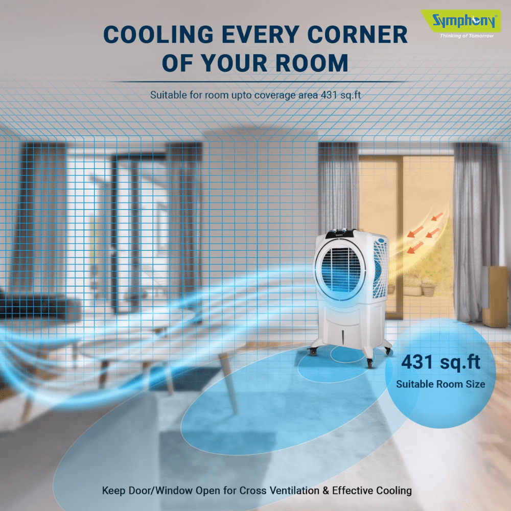 Symphony 115 Ltrs Desert Room Air Cooler (Sumo 115 XL)