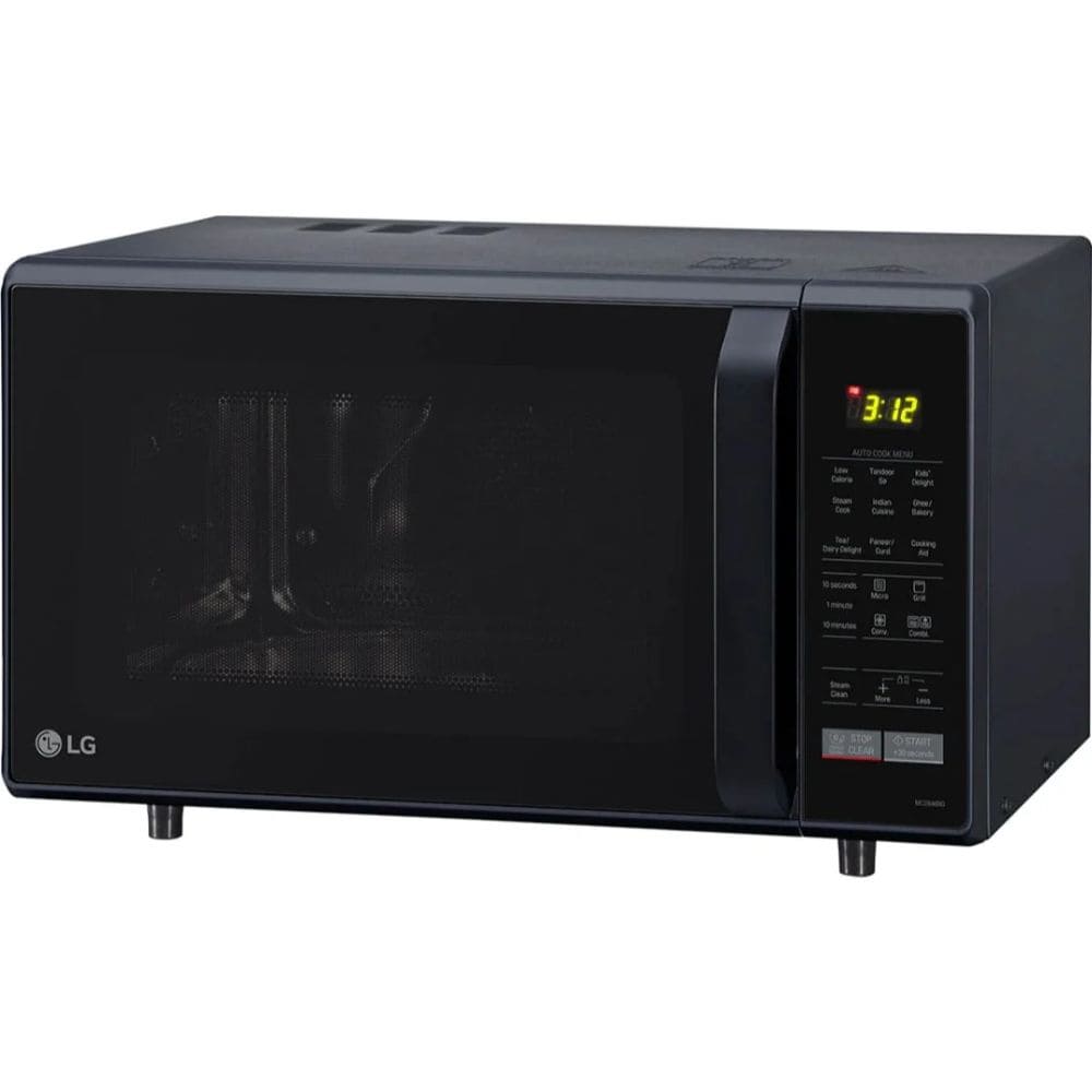 LG 28 Ltrs Stainless Steel Cavity Convection Microwave Oven All in One (MC2846BG,Black)