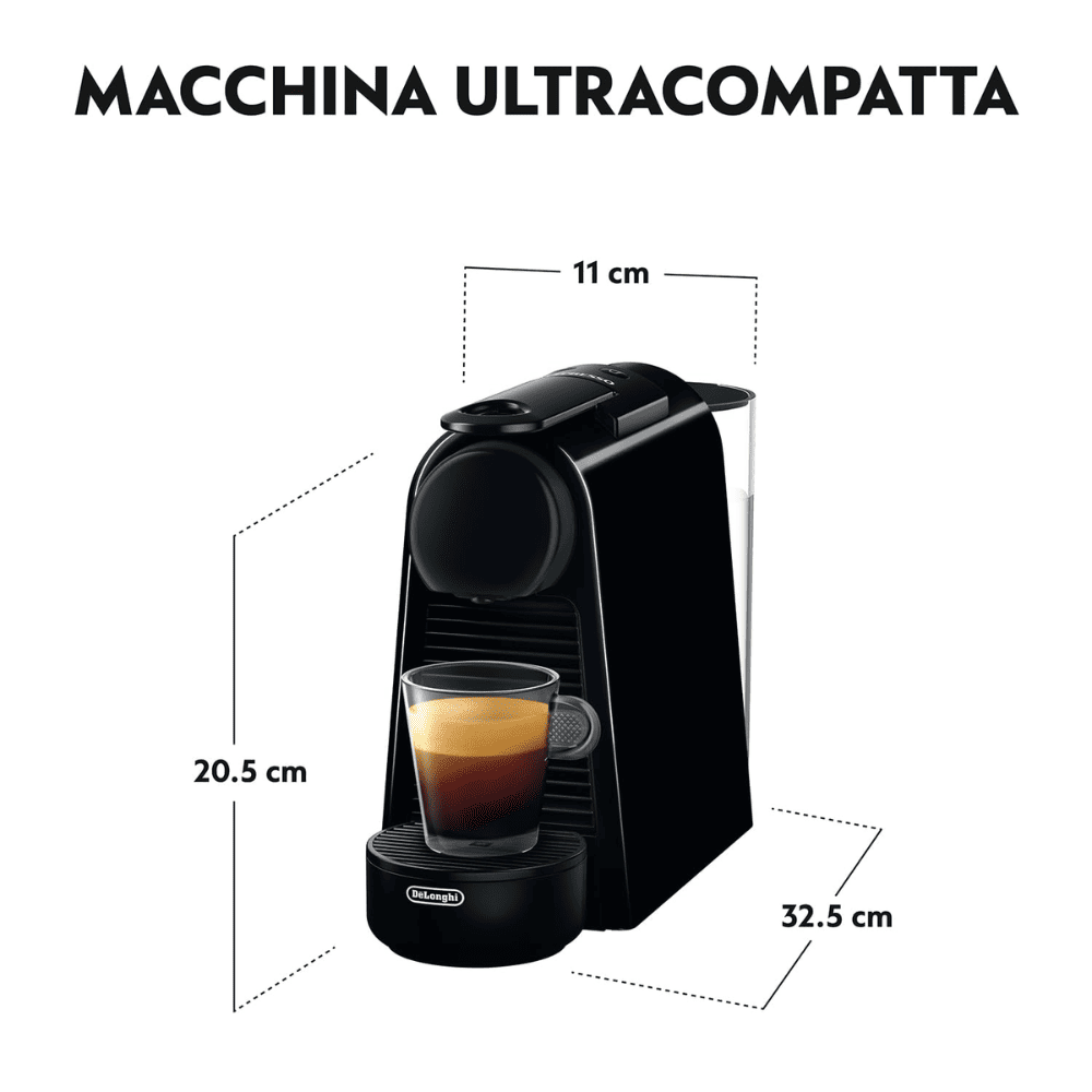 Delonghi EN85.B, Nespresso Essenza Mini Espresso Coffee Machine, Black