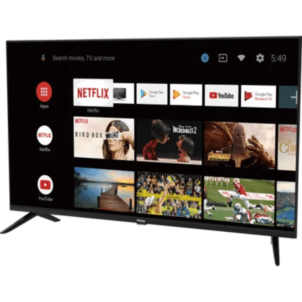Haier LE32K7700GA, 32 Inches HD Ready Smart Led Tv, Black