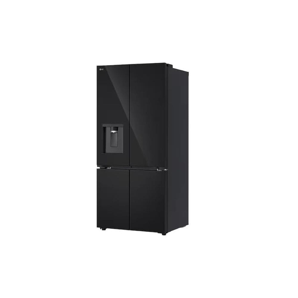 LG 605 Ltrs, 2 Star Convertible French Door Refrigerator (GV F25FFGHB, Black Glass)