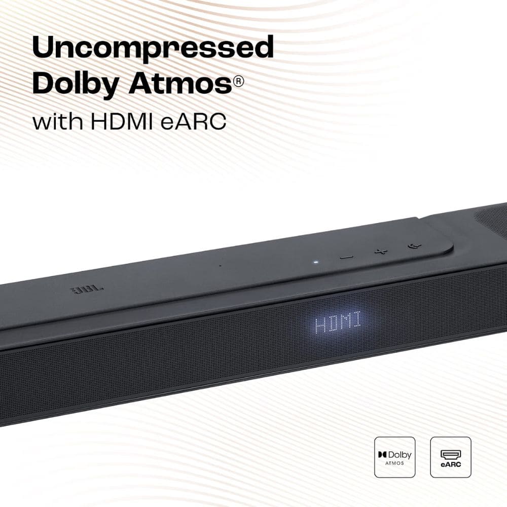 JBL Bar 800 Watts Wireless with True Dolby Atmos Down-Firing Subwoofer Soundbar (JBLBAR800PROBLKIN, 7.1Channel)