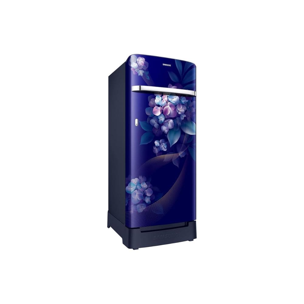 Samsung 215 Ltrs, 4 Star Digital Inverter, Direct Cool Single Door Refrigerator (RR23H2H34HS, Hydrangea Blue)