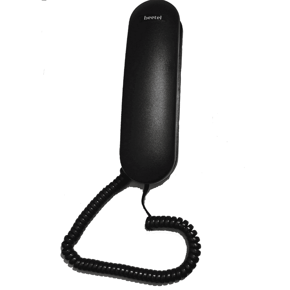 Beetel B25, Corded Wall Mounting  Landline Phone, Black