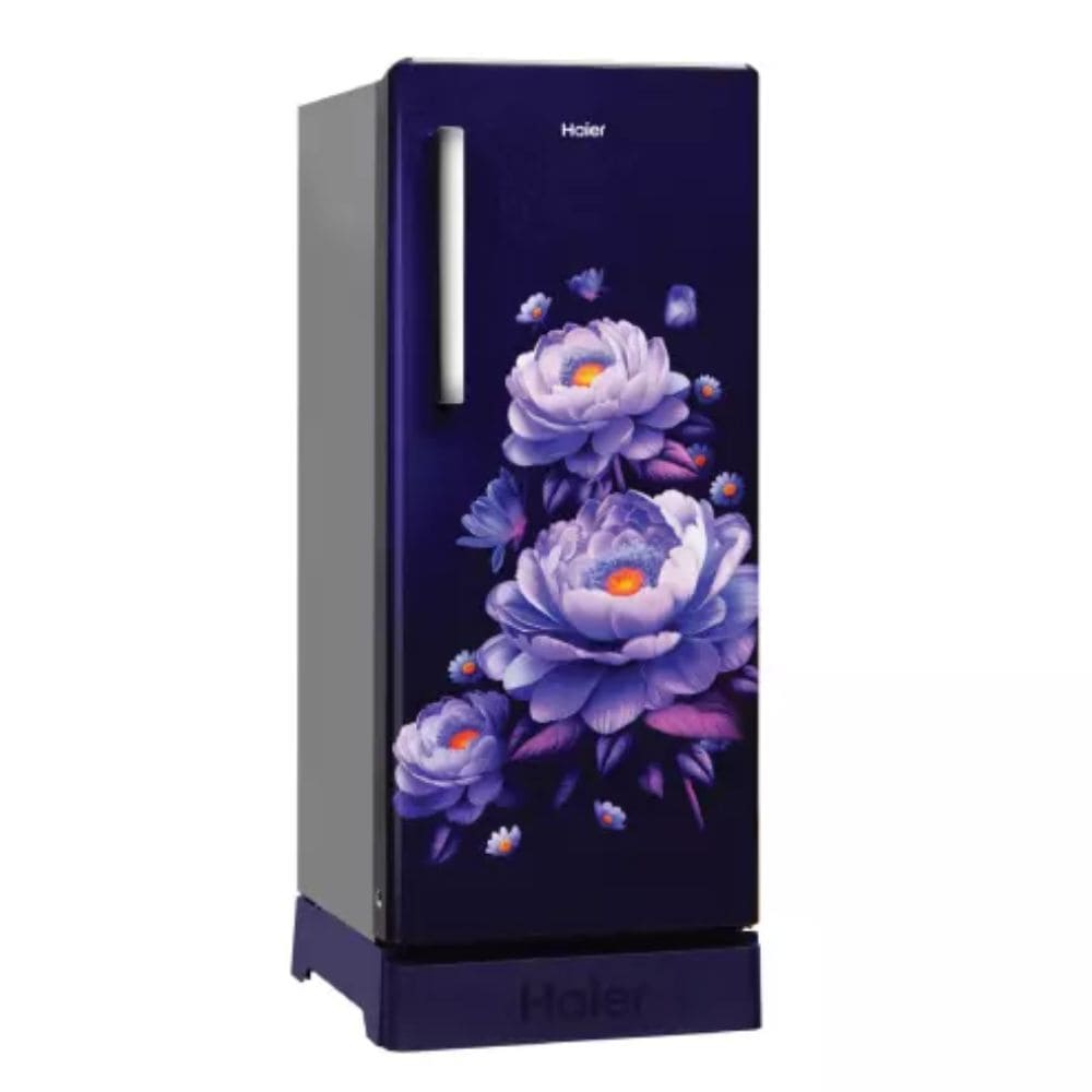 Haier 190 Ltrs, 2 Star Direct Cool Single Door Refrigerator (HRD 2113PMBA N, Marine Blossom)