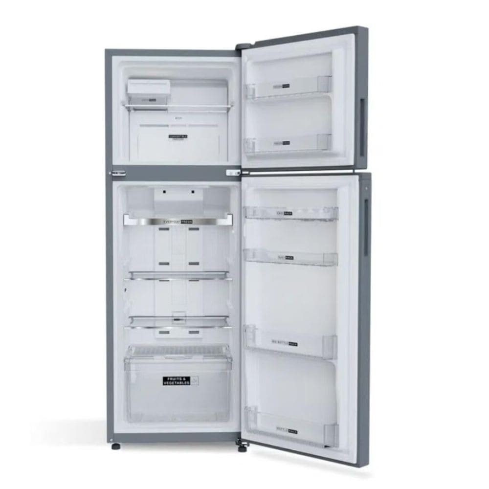 Whirlpool 235 Ltrs, 2 Star Intellifresh Pro Inverter Convertible Frost Free Double Door Refrigerator (IFPRO INV CNV 278 ILLUSIA STEEL 2S)