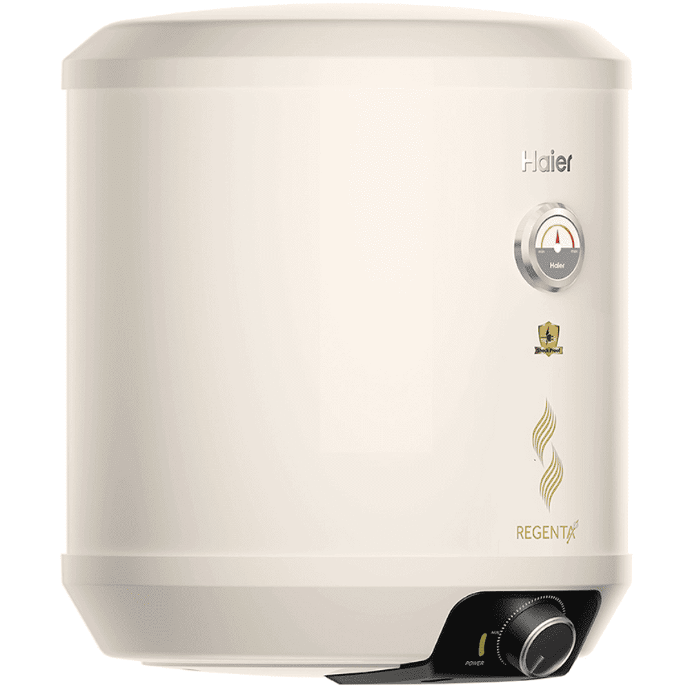 Haier 15 Ltrs Storage 5 Star Wall Mounting Water Heater Geyser (ES15V-REGENTA (I) White)