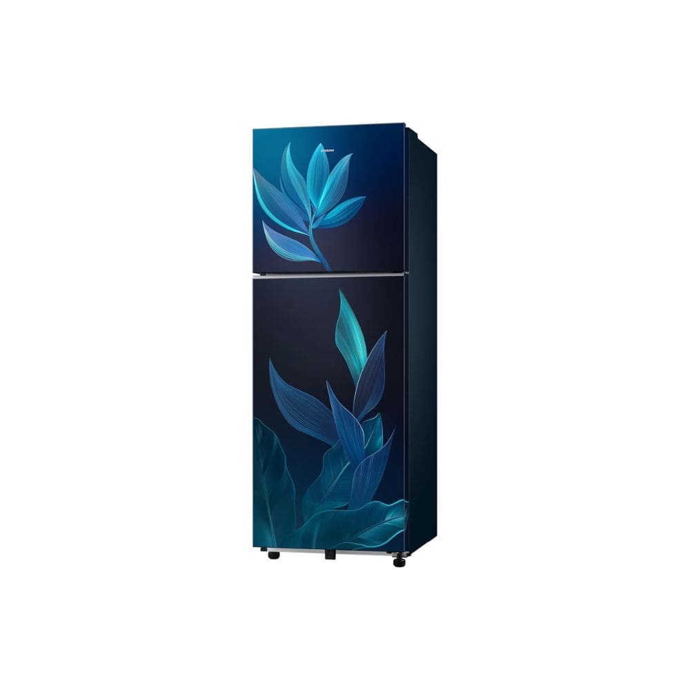 Samsung 236 Ltrs, 2 Star Digital Inverter Frost Free Double Door Refrigerator (RT40H28U2PBHL, Paradise Bloom Blue)