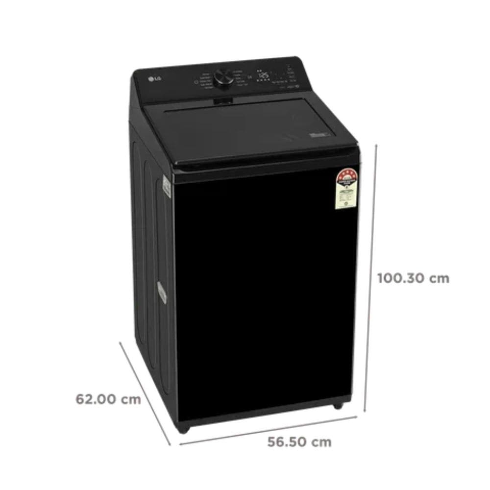LG 9 Kg 5 Star Fully-Automatic Top Load Washing Machine (TX309SPO,Onyx Black)