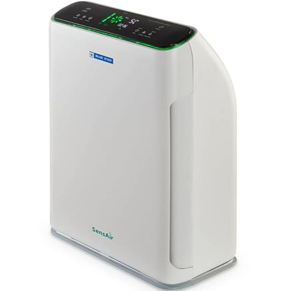 Blue Star BS-AP490LAN, SensAir with Microbe DeActive+ Technology Air Purifier, HEPA Filter