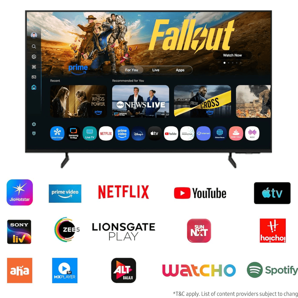 Samsung 55U8600F, 55 Inches 4K Ultra HD Smart LED TV, Crystal Black