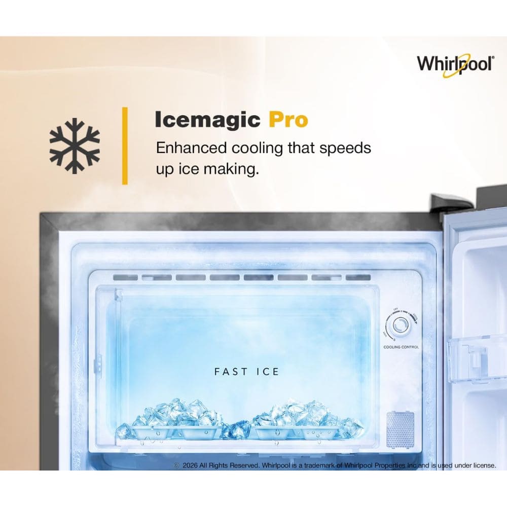Whirlpool 280 Ltrs, 3 Star Direct Cool Single Door Refrigerator (305 IMPRO Plus PRM 3S Sapphire Abyss)