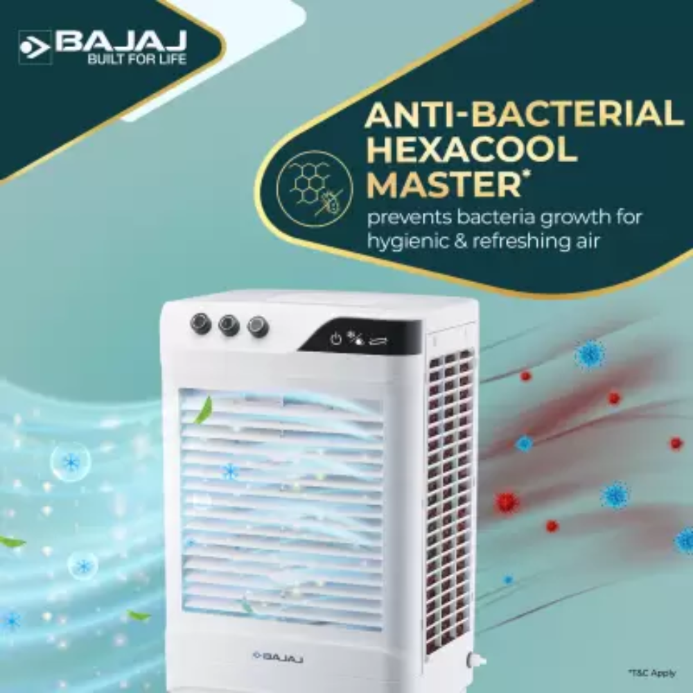 Bajaj DMH90 Neo, 90 Ltrs Portable Desert Room Air Cooler