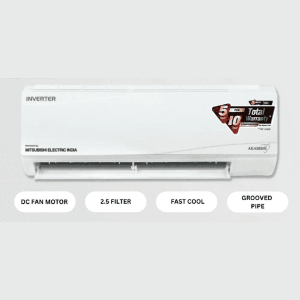 Mitsubishi Akabishi 1.0 ton 3 Star Inverter Split Air Conditioner (RAY-AE13VG)
