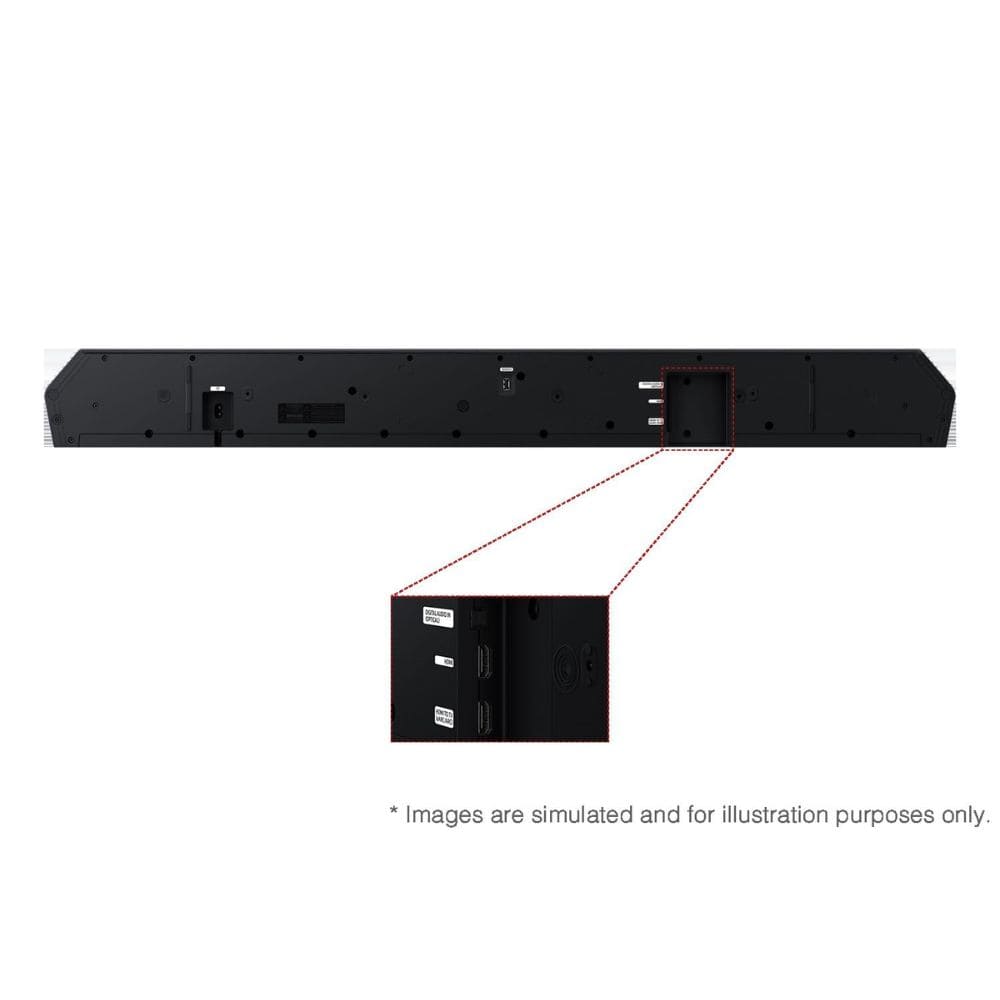 Samsung 400 Watts Wireless Dolby Atmos True HD with Subwoofer Soundbar (HW-Q800F/XL, Black, 5.1 2Channel)