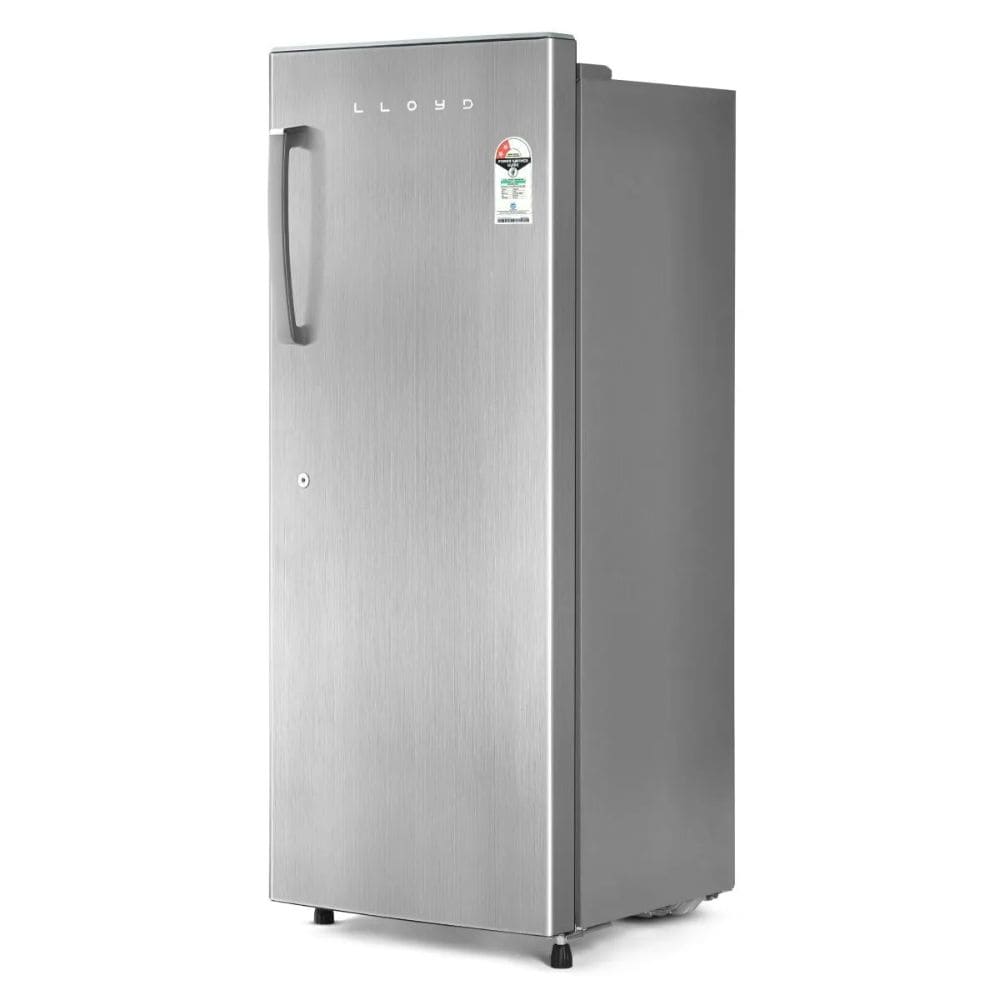 Lloyd 195 Ltrs, 2 Star Direct Cool Single Door Refrigerator (GLDG203ANWDF,Steel Graphite)