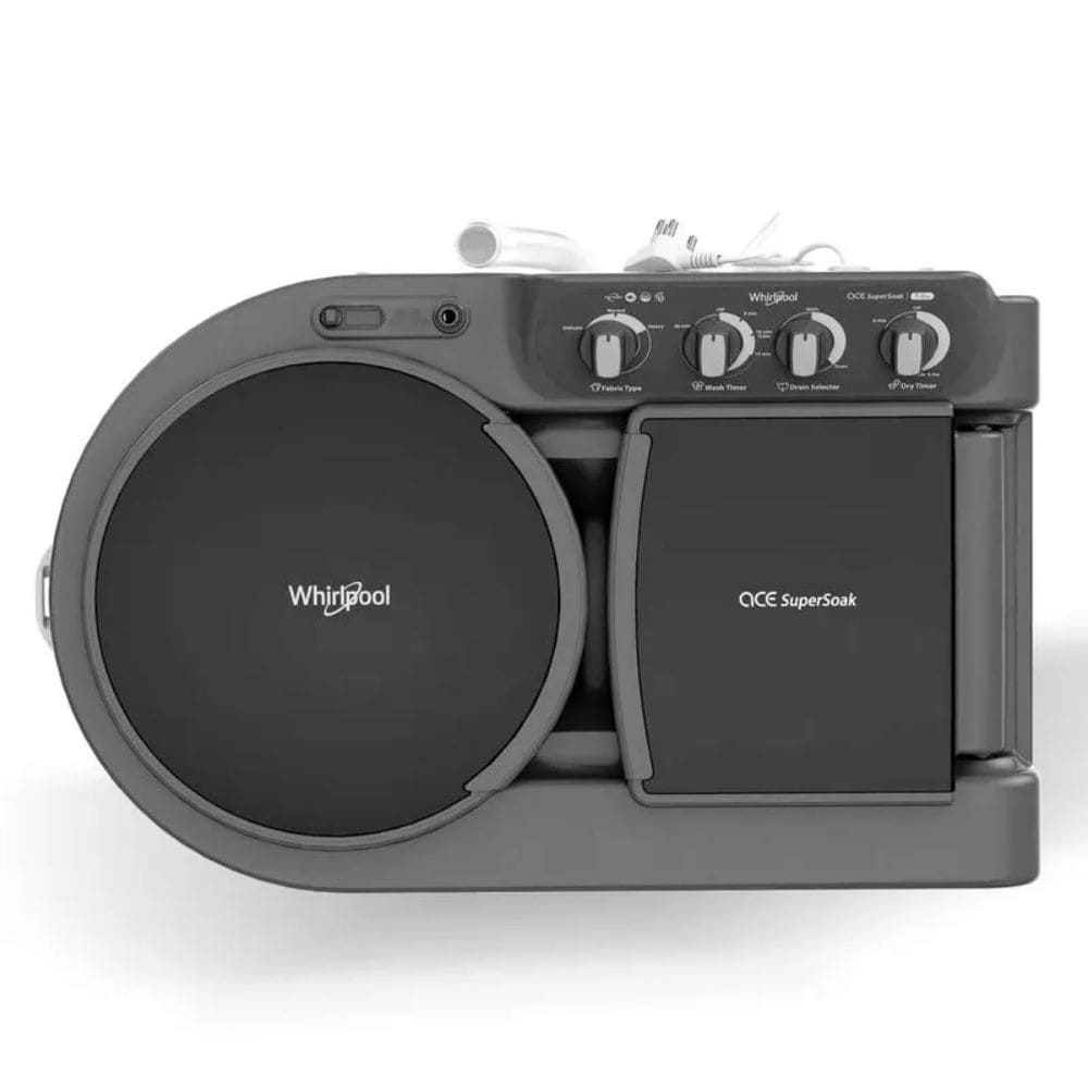 Whirlpool 7 Kg 5 Star Semi-Automatic Top Load Washing machine (ACE 7.0 SUP SOAK 5YR, Grey)