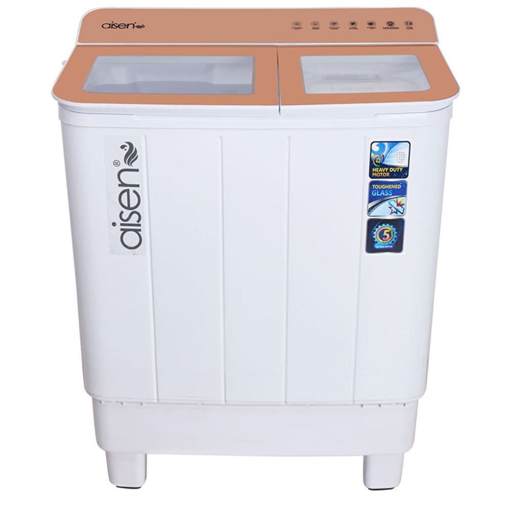 Aisen 7 Kg 5 Star Semi-Automatic Top Load Washing machine (A70SWT650,White)