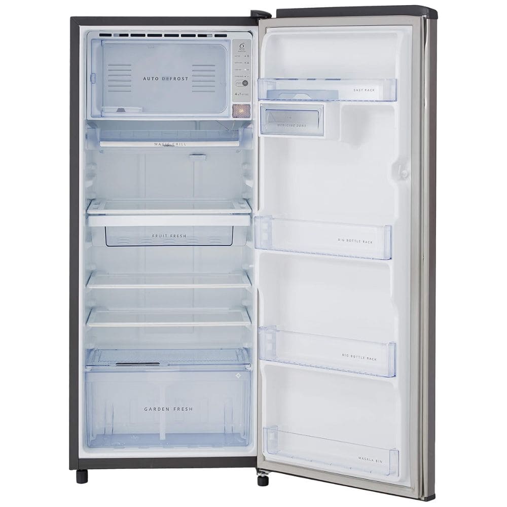Whirlpool 245 Ltrs, 3 Star Direct Cool Single Door Refrigerator (260 IMPRO PRM 3S ALPHA STEEL, Alpha Steel)