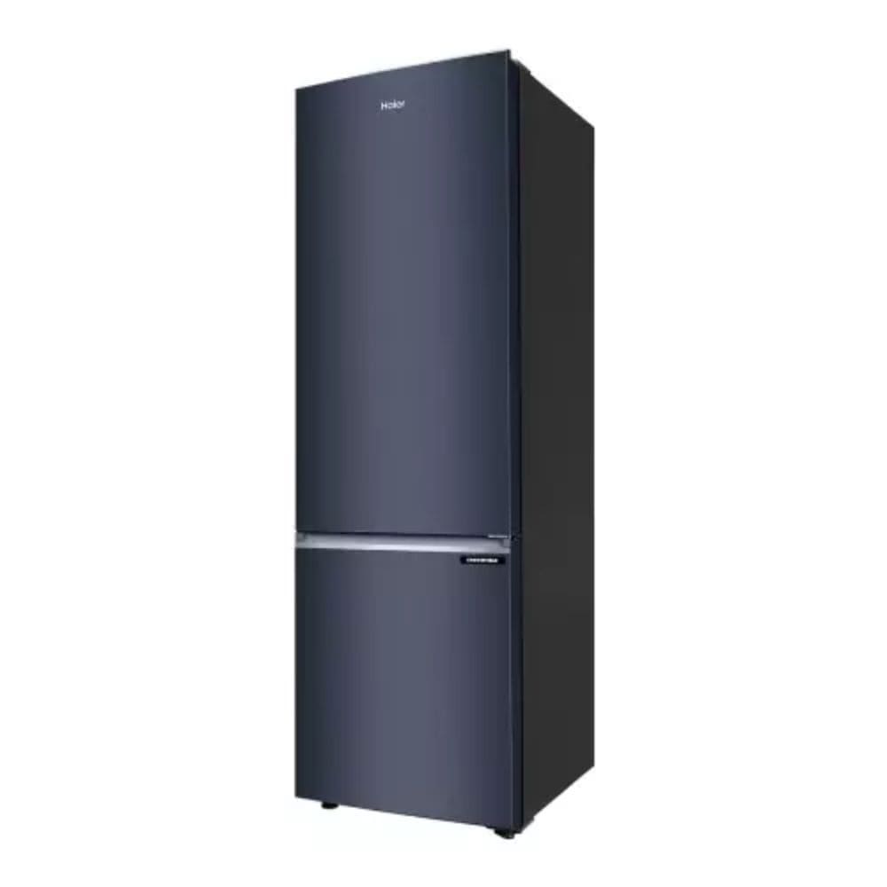 Haier 265 Ltrs, 2 Star Frost Free Double Door Bottom Mount Refrigerator (HRB 3152IBGKA P,Graphite Black)