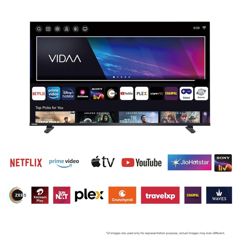 Hisense 40A4Q, 40 Inches Full HD Smart TV, Black